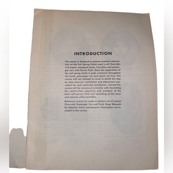 Vintage late 50’s/60’s? Chevrolet super service manual for coil spring clutch - Picture 6 of 8